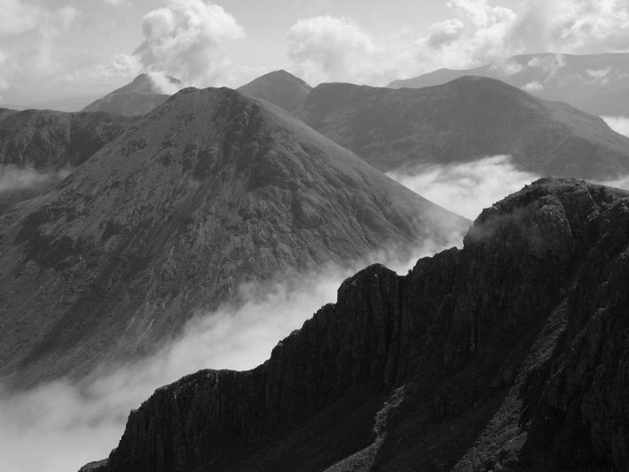 Stob Dubh from Sron na Lairig, Stob Coire Sgreamhach